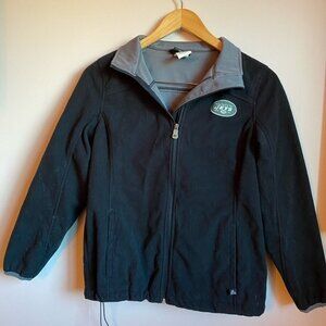 New York Jets NFL Black Zip Jacket – Size Small, Worn Once